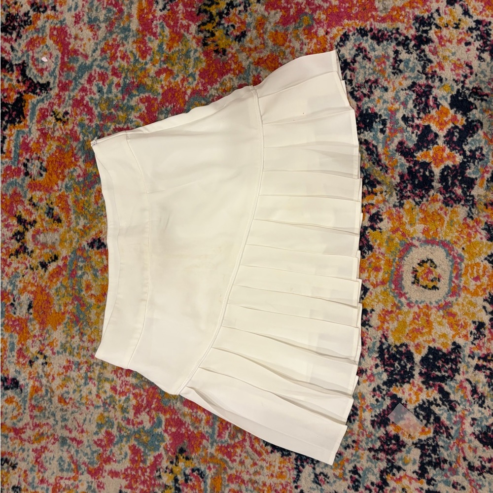 white amazon mini skirt